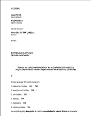 Vloga za izdajo dovoljenja za nabavo delov orožja (za nabavo menjalne ali vložne cevi ali delov orožja - posameznik) - S to vlogo od pristojne upravne enote zahtevate izdajo dovoljenja za nabavo dela ali delov orožja v skladu s 24. členom Pravilnika za izvajanje Zakona o orožju.