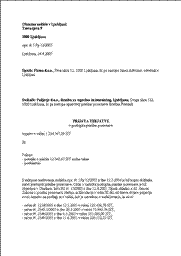 Prijava terjatev v postopku prisilne poravnave - Obrazec je namenjen upniku, katerega dolžnik se je znašel v prisilni poravnavi.

Upniki takšnega dolžnika se v oklicu o začetku postopka prisilne poravnave, ki je objavljen na spletnih straneh AJPES, pozovejo, da z obrazloženo vlogo in dokazili v roku enega meseca po objavi oklica prijavijo svoje terjatve. S pravočasno prijavo terjatve si upnik zagotovi glasovalno pravico. Upnik, ki zamudi s prijavo ali ki terjatve sploh ne prijavi, ne more glasovati o predlagani prisilni poravnavi, ohrani pa svojo terjatev, ki jo ima do dolžnika. Če je prisilna poravnava izglasovana, veljajo njeni pogoji tudi za takšno terjatev.

Od 1.1.2011, upniku pri prijavi svojih terjatev, ni več potrebno plačati sodne takse.


Upnikova dolžnost je spremljati poslovanje svojega dolžnika, kar pomeni tudi spremljati objave postopkov prisilnih poravnav na spletnih straneh AJPES, če sumi, da ima dolžnik finančne težave.